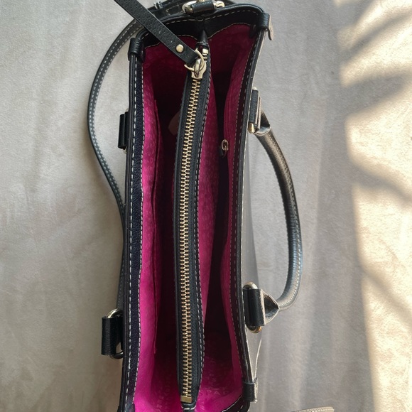 Kate Spade Black Leather Satchel - Picture 3 of 4